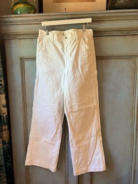 Women’s White Straight-Leg Pants